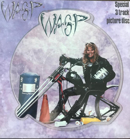 W.A.S.P. : Mean Man (7", Shape, Pic)