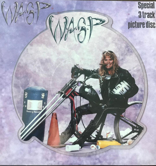 W.A.S.P. : Mean Man (7", Shape, Pic)