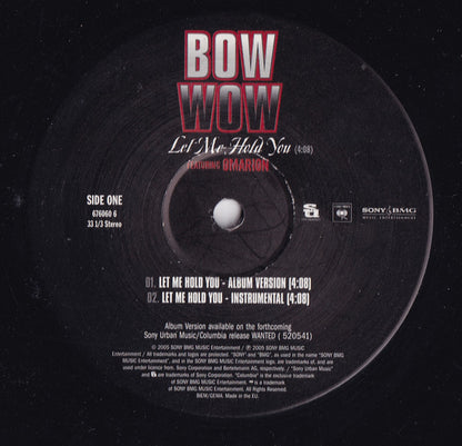 Bow Wow : Let Me Hold You (12")