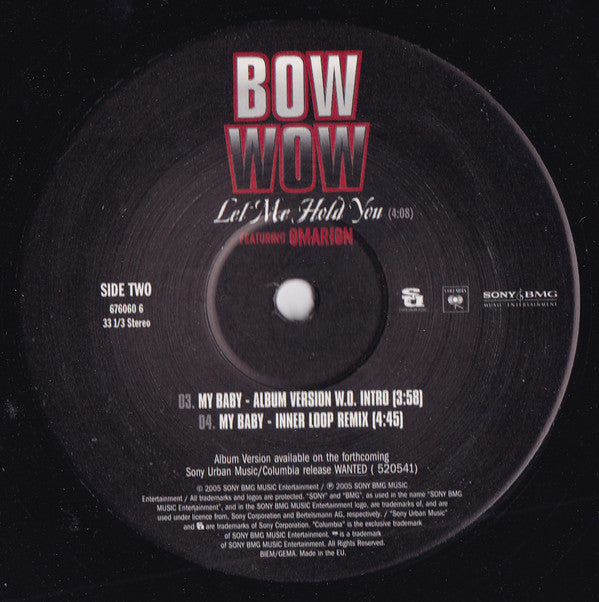 Bow Wow : Let Me Hold You (12")