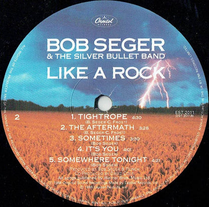 Bob Seger And The Silver Bullet Band : Like A Rock (LP, Album)