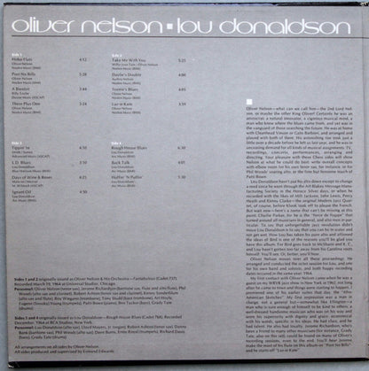Oliver Nelson / Lou Donaldson : Back Talk (2xLP, Comp, Gat)
