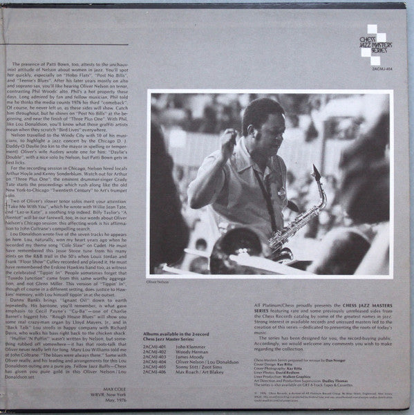 Oliver Nelson / Lou Donaldson : Back Talk (2xLP, Comp, Gat)