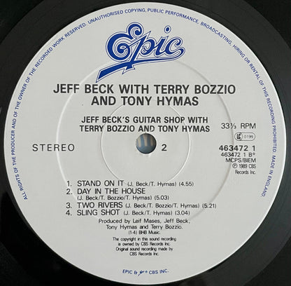 Jeff Beck With Terry Bozzio And Tony Hymas : Jeff Beck's Guitar Shop (LP, Album)