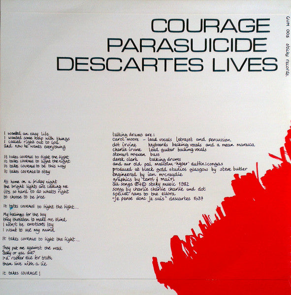 Talking Drums : Courage (12")