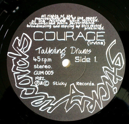 Talking Drums : Courage (12")