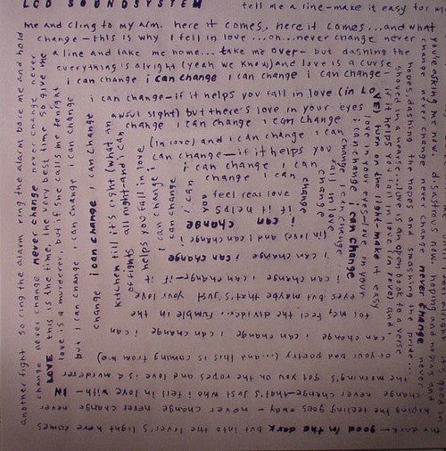 LCD Soundsystem : I Can Change (12", Single)