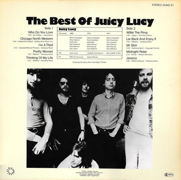 Juicy Lucy : The Best Of Juicy Lucy (LP, Comp, RE)