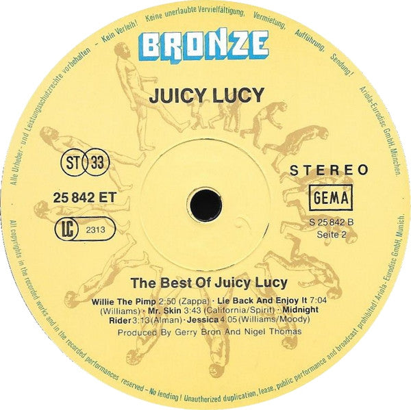 Juicy Lucy : The Best Of Juicy Lucy (LP, Comp, RE)