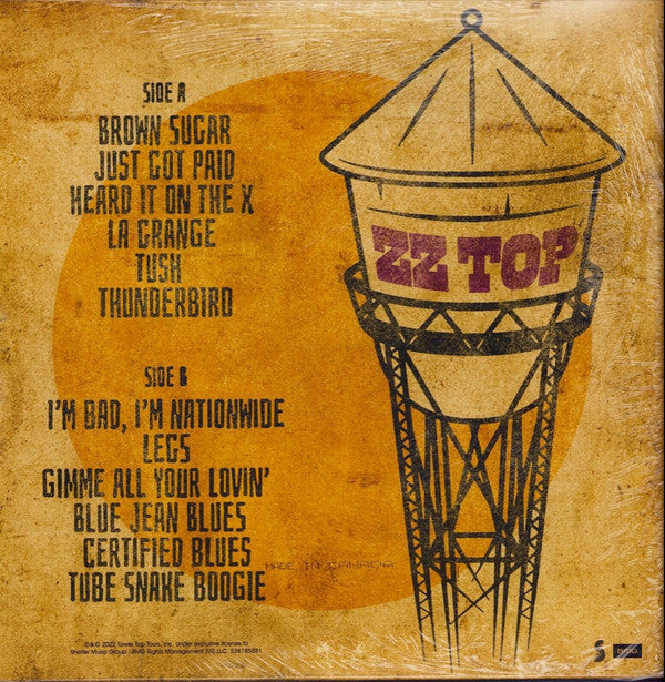 ZZ Top : Raw ('That Little Ol' Band From Texas' Original Soundtrack) (LP, Album)