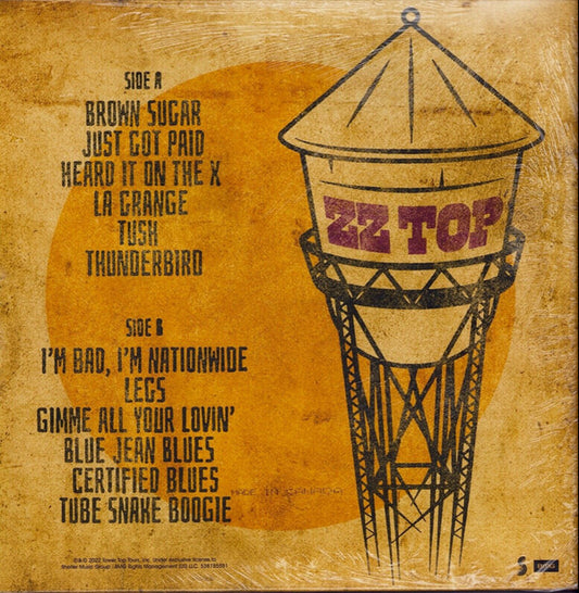 ZZ Top : Raw ('That Little Ol' Band From Texas' Original Soundtrack) (LP, Album)
