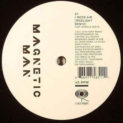 Magnetic Man : I Need Air (Redlight Remix) / Mad (12")