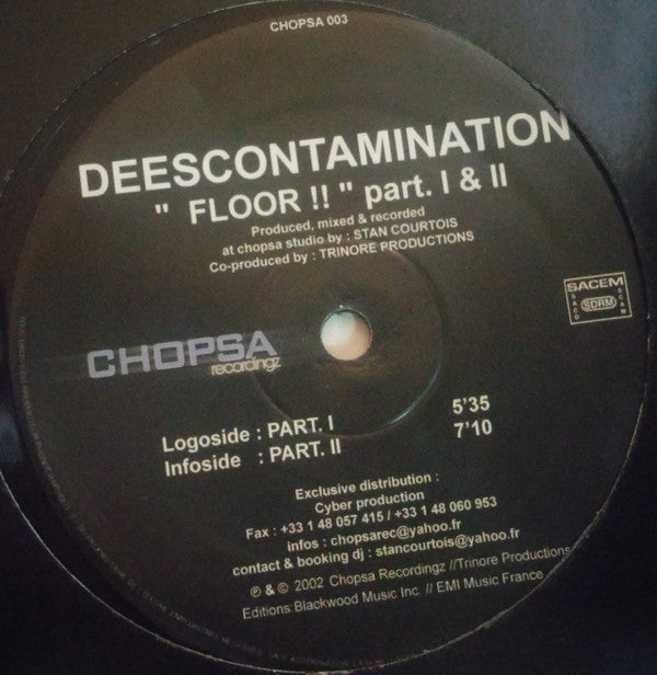 Deescontamination : Floor!! (12", Single)