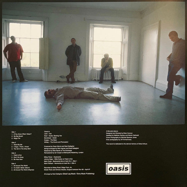 Oasis (2) : Be Here Now (2xLP, Album, Ltd, RE, RM, Sil)
