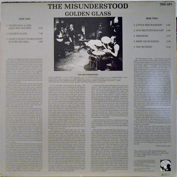 The Misunderstood : Golden Glass (LP, Comp)