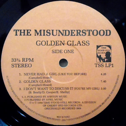 The Misunderstood : Golden Glass (LP, Comp)