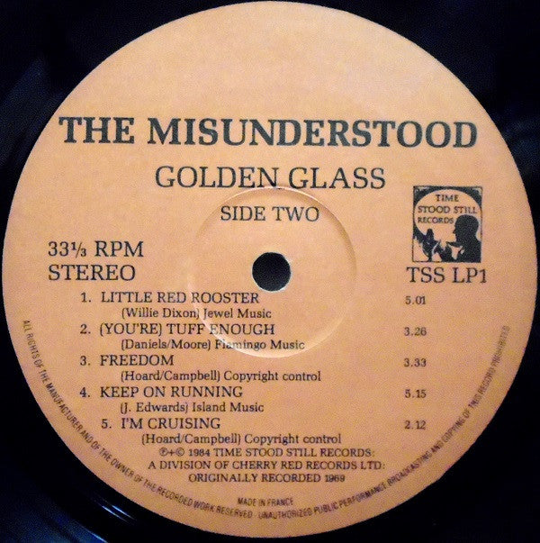 The Misunderstood : Golden Glass (LP, Comp)