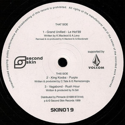 Grand Unified / King Kooba / Vagabond : Skinful Vol. 3 Sampler (12", Promo)