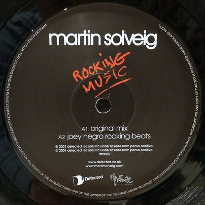 Martin Solveig : Rocking Music (12")