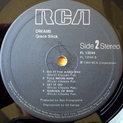 Grace Slick : Dreams (LP, Album)