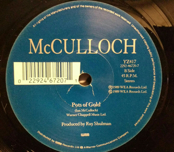 Ian McCulloch : Proud To Fall (7", Single)