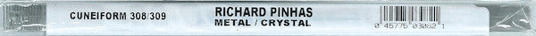 Richard Pinhas : Metal / Crystal (2xCD, Album)