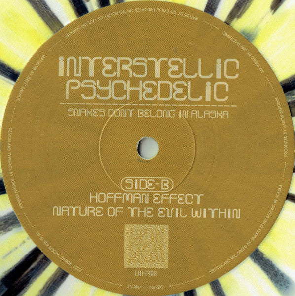 Snakes Don't Belong In Alaska : Interstellic Psychedelic (LP, Album, Ltd, Whi)