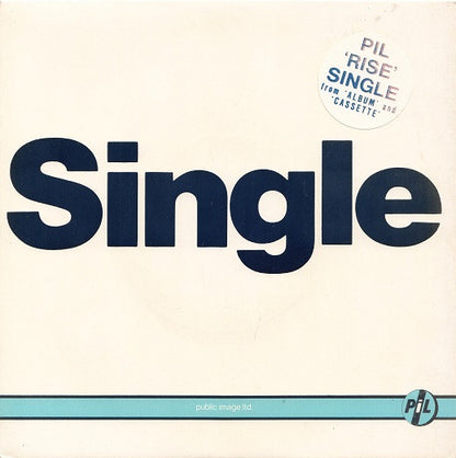 Public Image Ltd.* : Rise (7", Single)