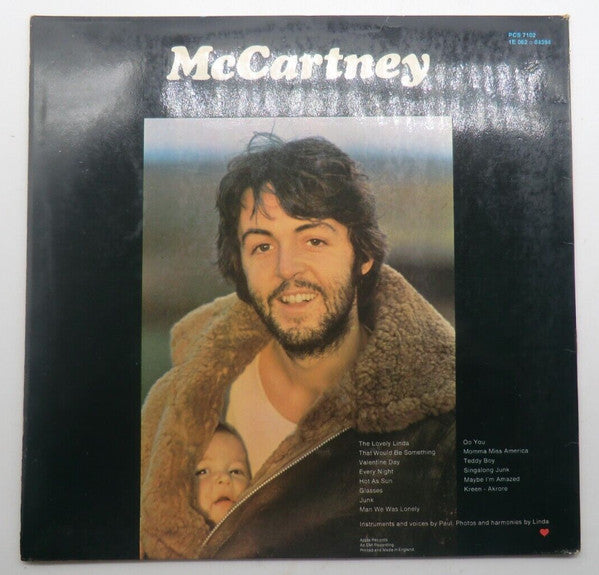 McCartney* : McCartney (LP, Album, RE)