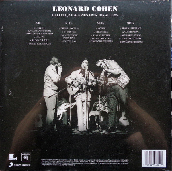 Leonard Cohen : Hallelujah & Songs From His Albums (2xLP, Comp, Ltd, Blu)