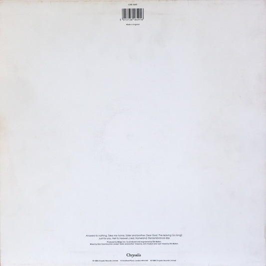 Midge Ure : Answers To Nothing (LP, Album)