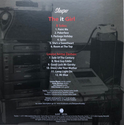 Sleeper (2) : The It Girl (LP, Album, Ltd, RE, Gre + CDr, Comp, Ltd)