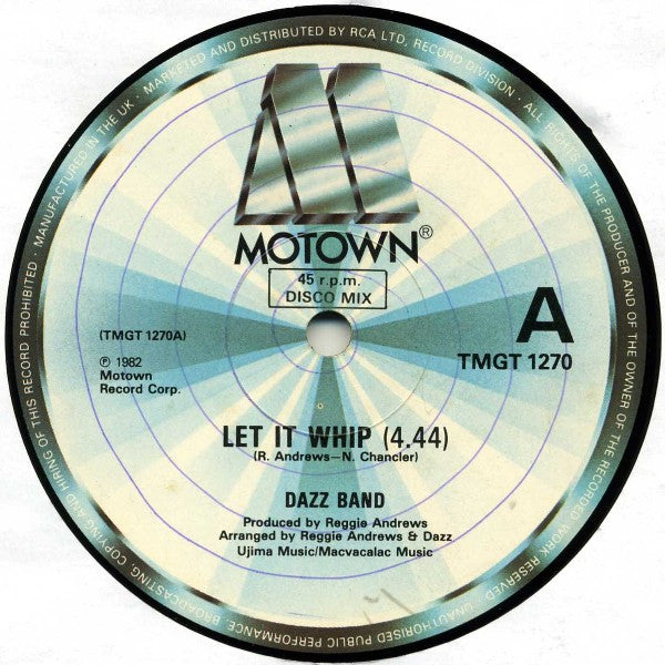 Dazz Band : Let It Whip (12")