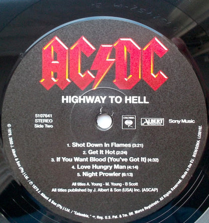 AC/DC : Highway To Hell (LP, Album, RE, RM, 180)
