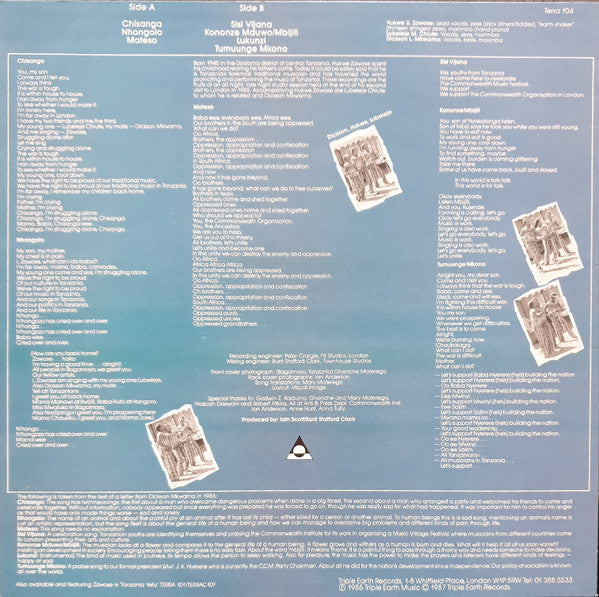 The Master Musicians Of Tanzania : Mateso (LP)