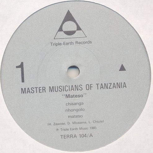 The Master Musicians Of Tanzania : Mateso (LP)