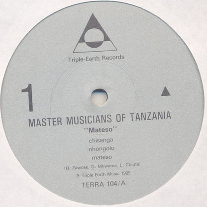 The Master Musicians Of Tanzania : Mateso (LP)