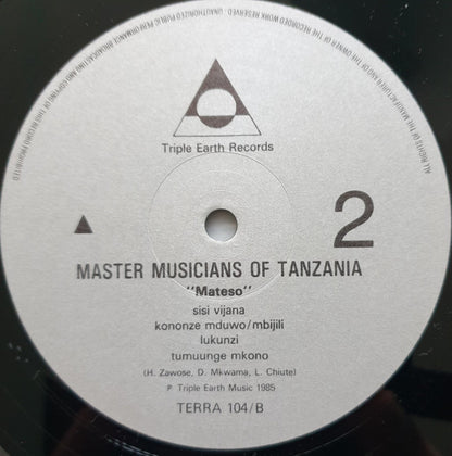 The Master Musicians Of Tanzania : Mateso (LP)