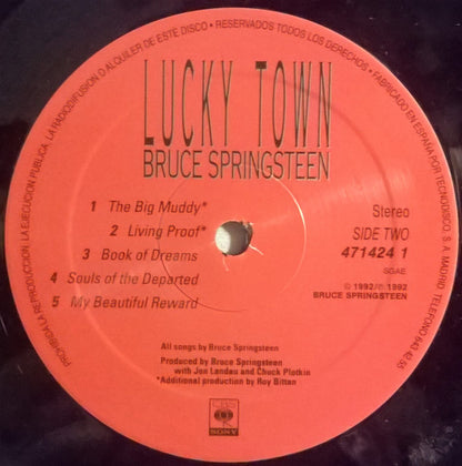 Bruce Springsteen : Lucky Town (LP, Album)