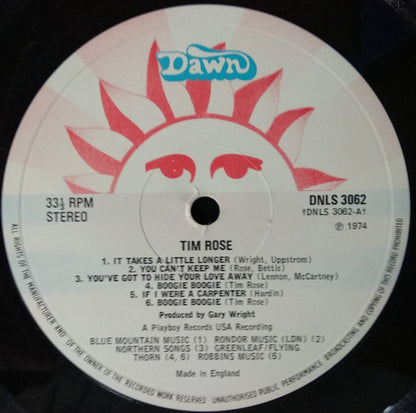 Tim Rose : Tim Rose (LP, Album)