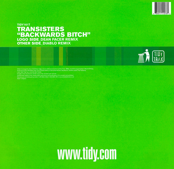 Transisters : Backwards Bitch (12")