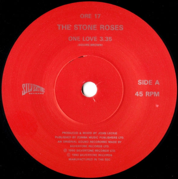 The Stone Roses : One Love (7", Single, Ltd, Dam)