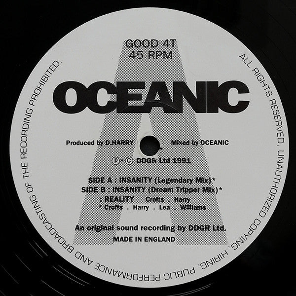 Oceanic : Insanity (12", Die)