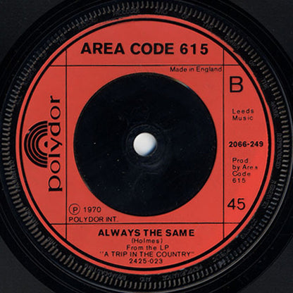 Area Code 615 : Stone Fox Chase (7", Single, Inj)