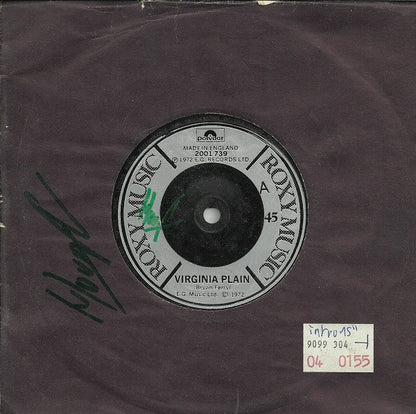 Roxy Music : Virginia Plain / Pyjamarama (7", Single)