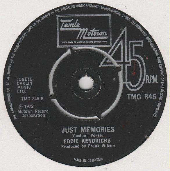 Eddie Kendricks : If You Let Me (7", Single)