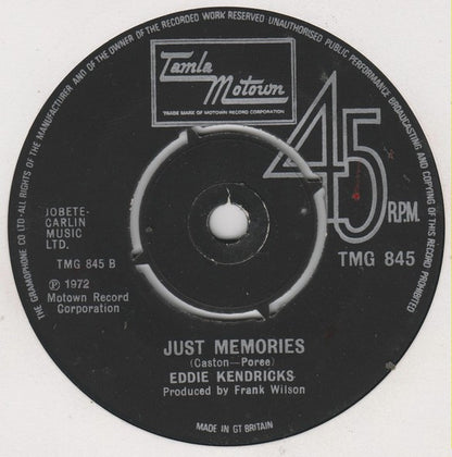 Eddie Kendricks : If You Let Me (7", Single)