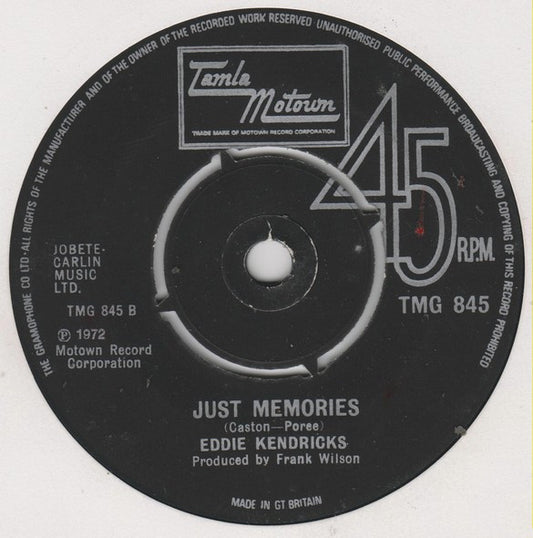 Eddie Kendricks : If You Let Me (7", Single)