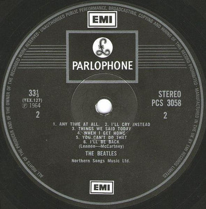 The Beatles : A Hard Day's Night (LP, Album, RE)