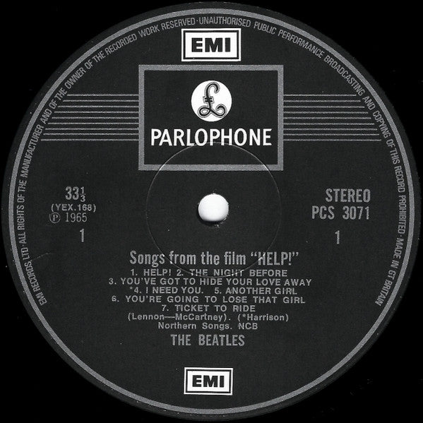 The Beatles : Help! (LP, Album, RE)